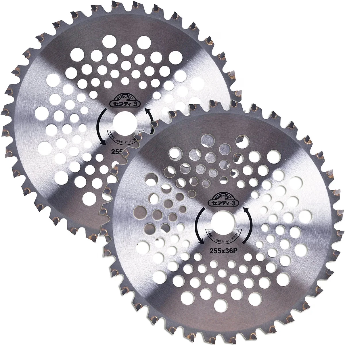 セフティー3 刈払作業用チップソー でかチップ 255mm×36P